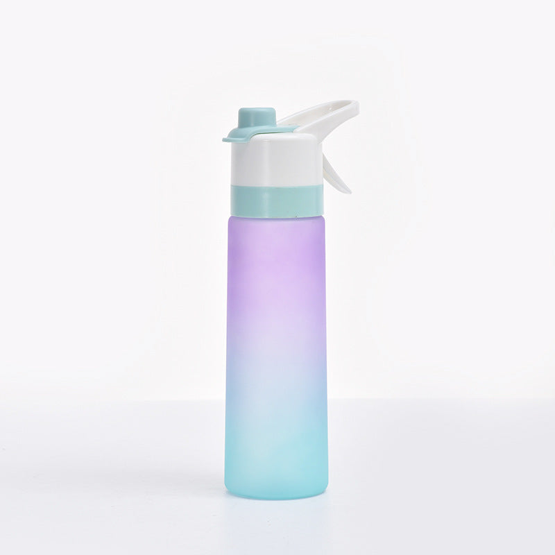 Spray Sport Water Bottle – Large Capacity, Mist Cooling & Leakproof Design
