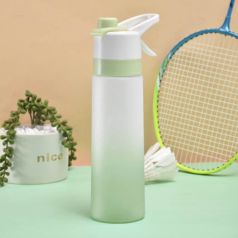 Spray Sport Water Bottle – Large Capacity, Mist Cooling & Leakproof Design