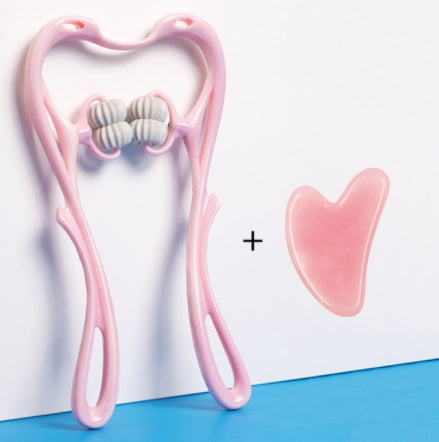 6-Roller Manual Neck Massager – Deep Tissue Roller for Pain Relief & Relaxation