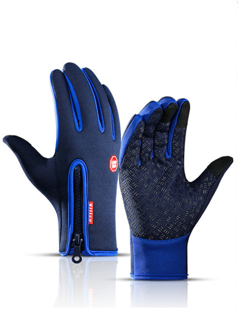 Winter Touchscreen Riding Gloves – Waterproof Anti-Slip Fleece Sports Gloves