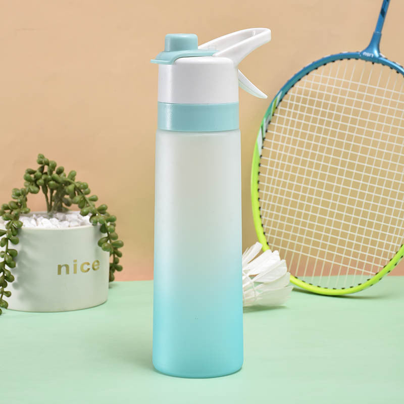 Spray Sport Water Bottle – Large Capacity, Mist Cooling & Leakproof Design