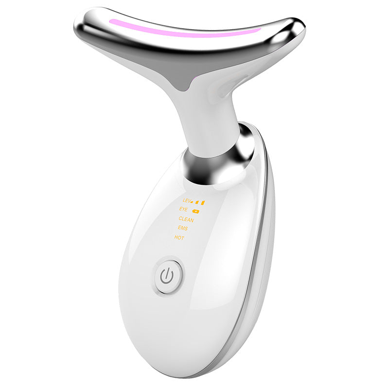EMS Thermal Neck Lifting Massager – Microcurrent Tightening, LED Therapy & Wrinkle Remover