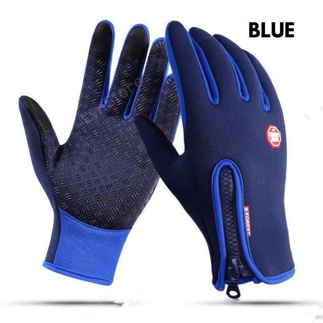 Winter Touchscreen Riding Gloves – Waterproof Anti-Slip Fleece Sports Gloves