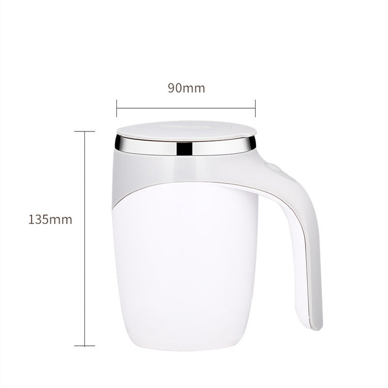 Rechargeable Automatic Stirring Cup – Magnetic Self-Mixing Coffee & Milkshake Mug