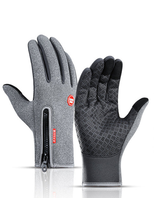 Winter Touchscreen Riding Gloves – Waterproof Anti-Slip Fleece Sports Gloves