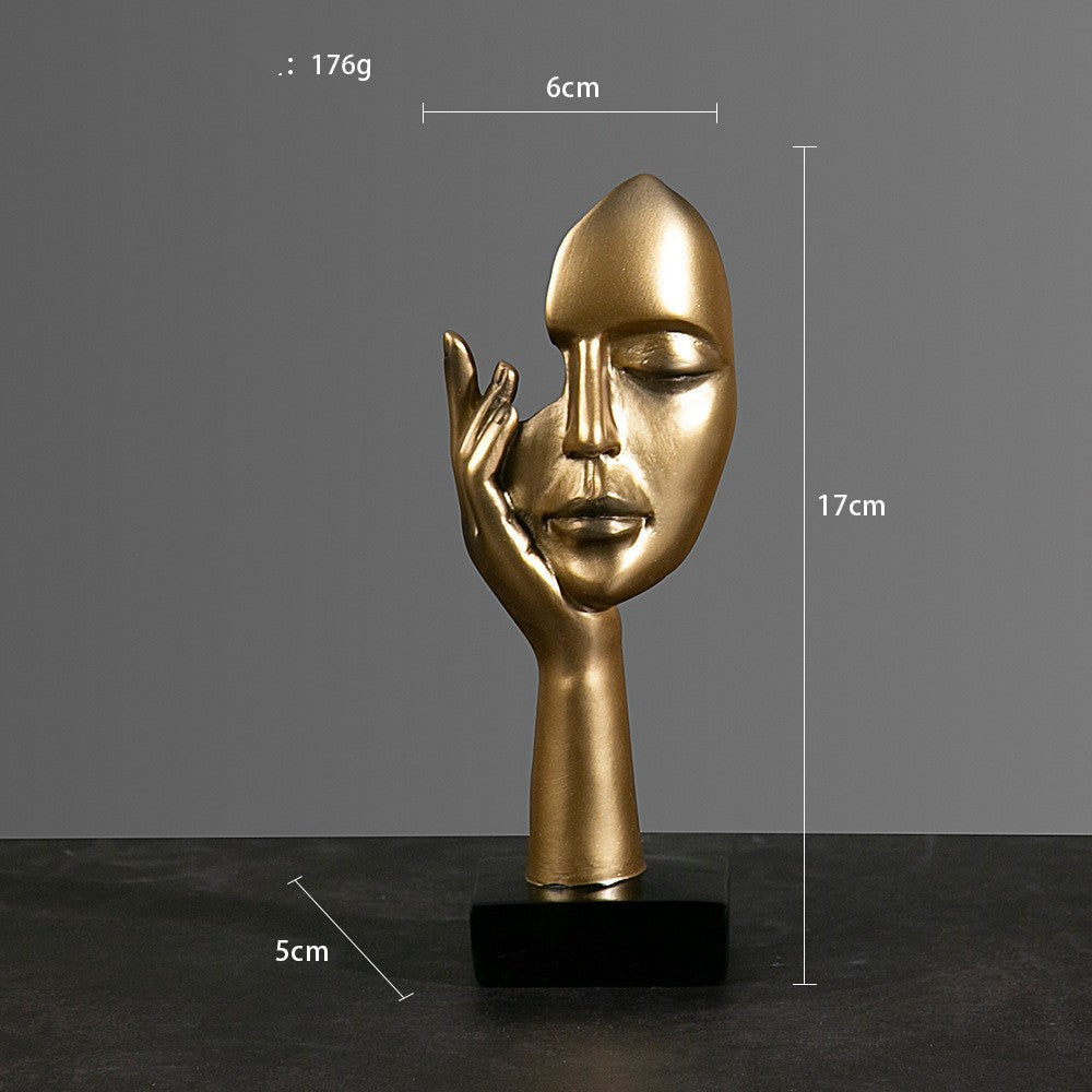 Silent Thought™ – Minimal Abstract Sculpture for Aesthetic Home & Desk Decor
