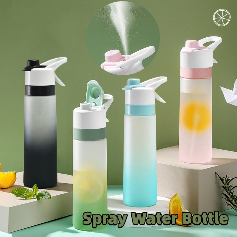“Large capacity leakproof fitness spray bottle for girls and travel”