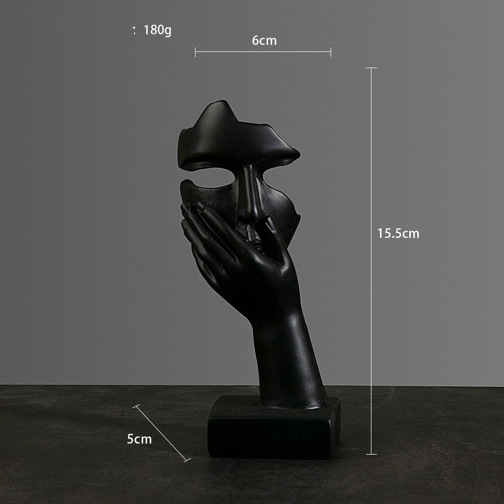 Silent Thought™ – Minimal Abstract Sculpture for Aesthetic Home & Desk Decor