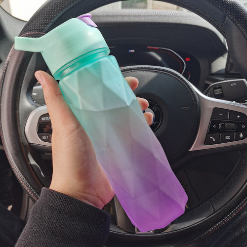 Spray Sport Water Bottle – Large Capacity, Mist Cooling & Leakproof Design