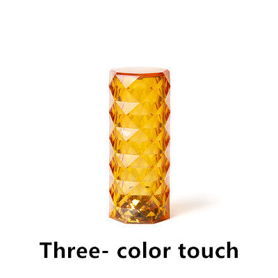 Nordic Crystal Touch Lamp – 16-Color USB Diamond Night Light & Rose Projector