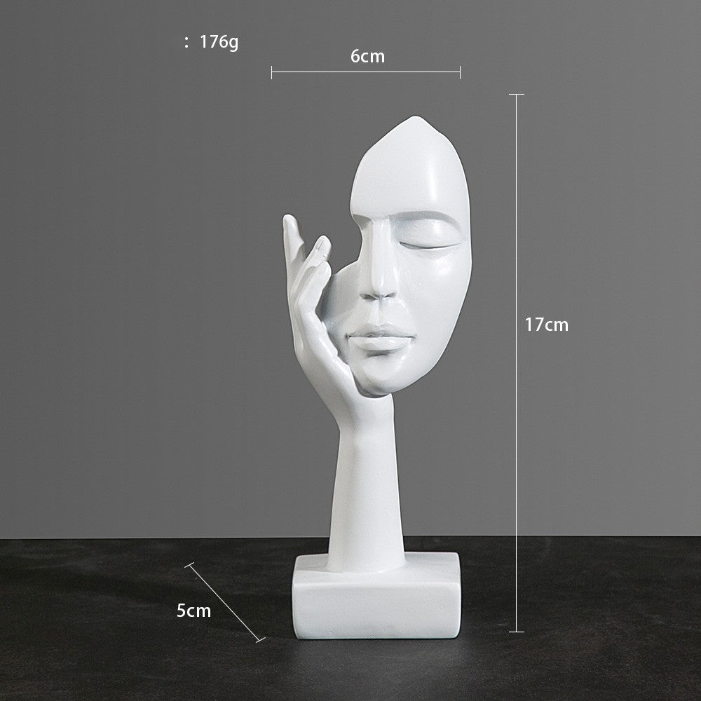 Silent Thought™ – Minimal Abstract Sculpture for Aesthetic Home & Desk Decor