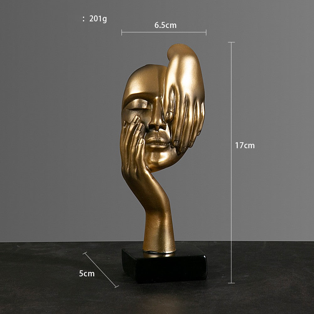 Silent Thought™ – Minimal Abstract Sculpture for Aesthetic Home & Desk Decor