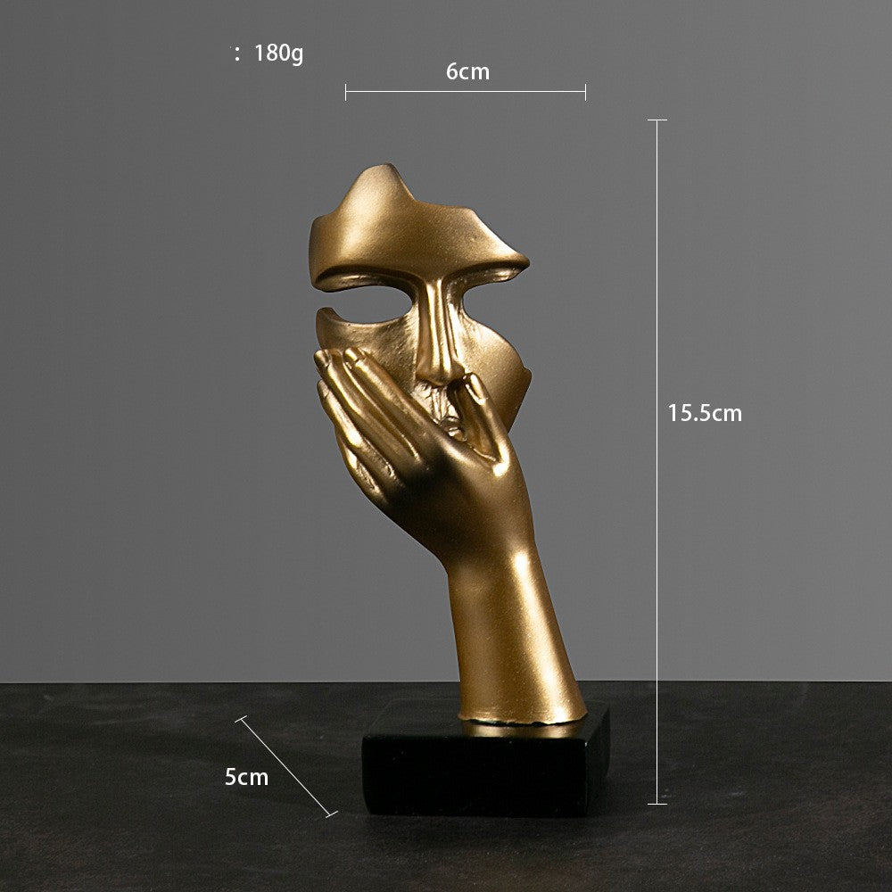 Silent Thought™ – Minimal Abstract Sculpture for Aesthetic Home & Desk Decor