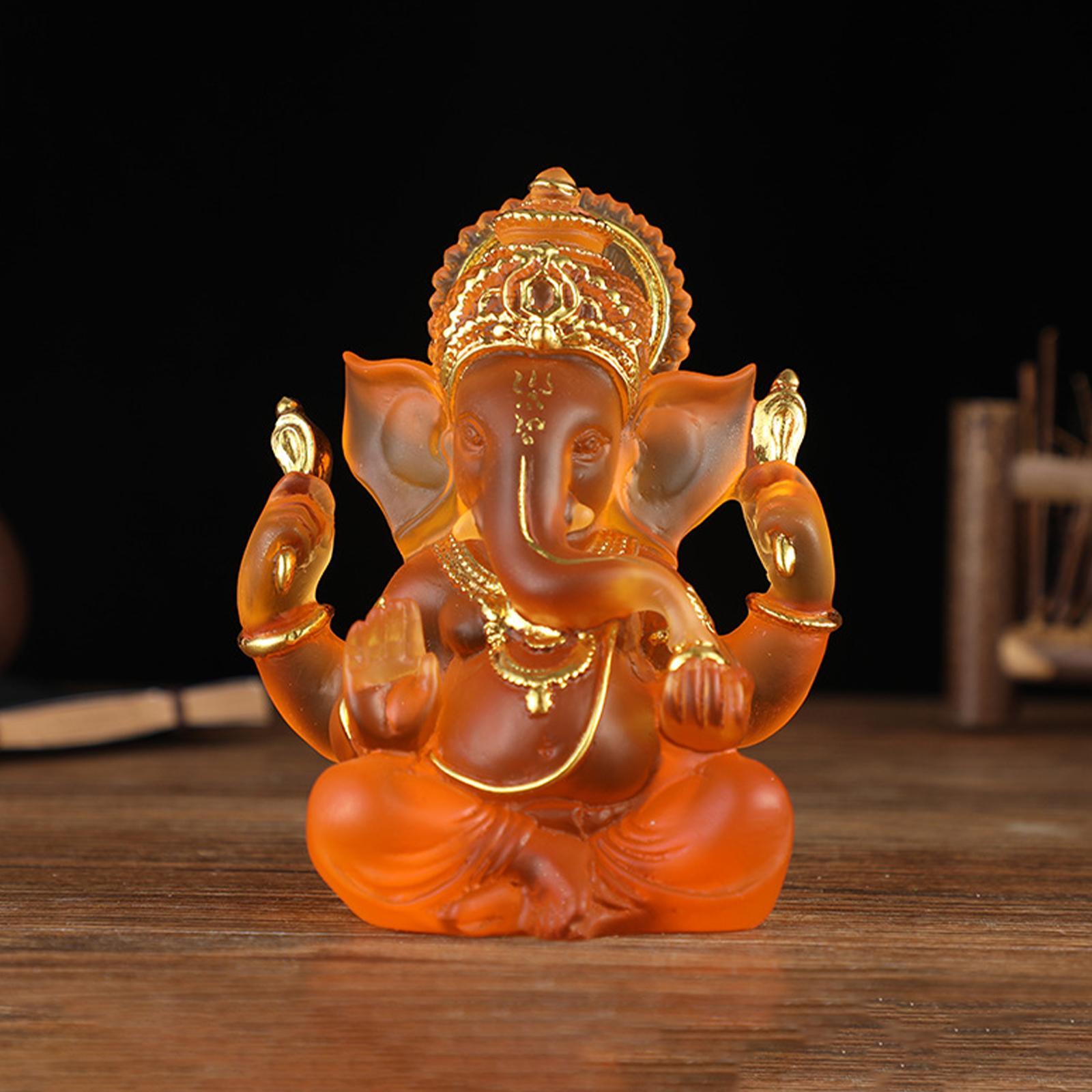 "Handcrafted Resin Ganesh Ji Statue for Home Decor"