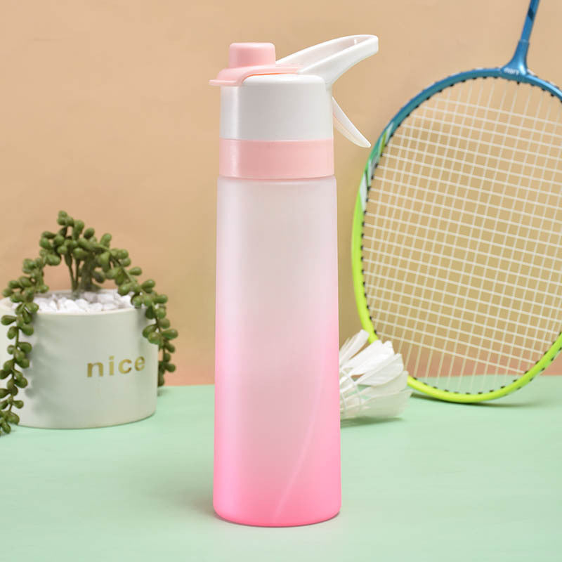 Spray Sport Water Bottle – Large Capacity, Mist Cooling & Leakproof Design