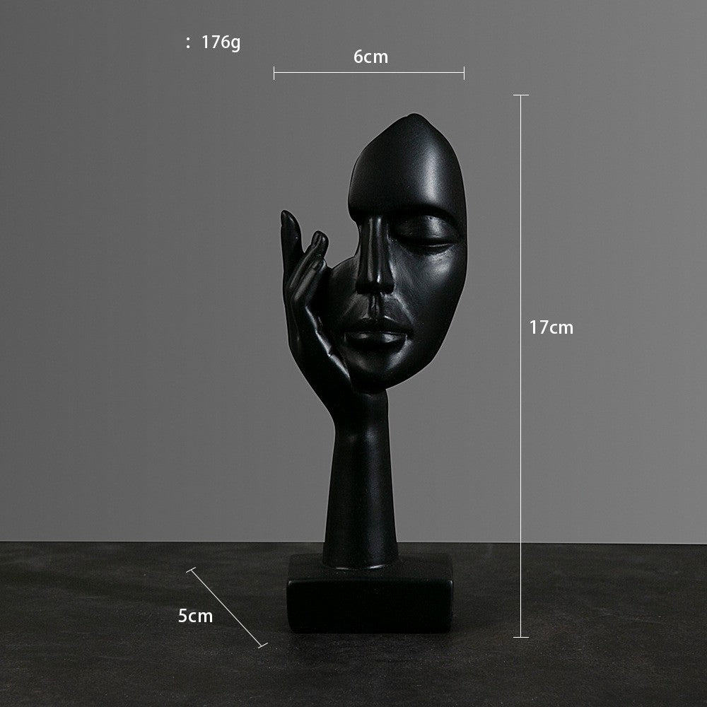 Silent Thought™ – Minimal Abstract Sculpture for Aesthetic Home & Desk Decor