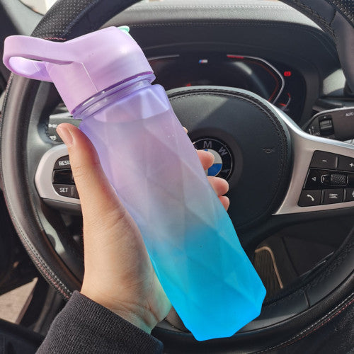 Spray Sport Water Bottle – Large Capacity, Mist Cooling & Leakproof Design
